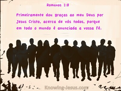 Romanos 1:8 (black)